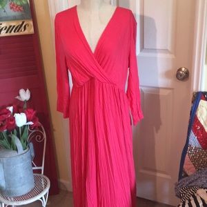 Coco coral maxi dress size 2x